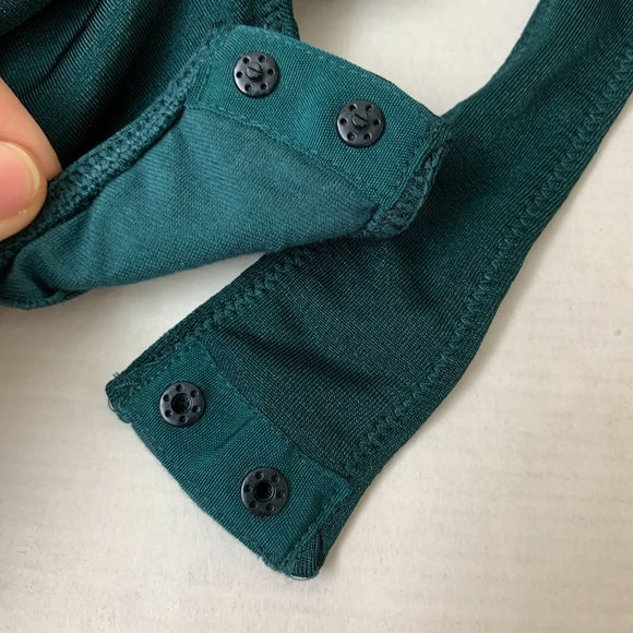 Free People Teal Long Sleeve Bodysuit - Picture 7 of 11